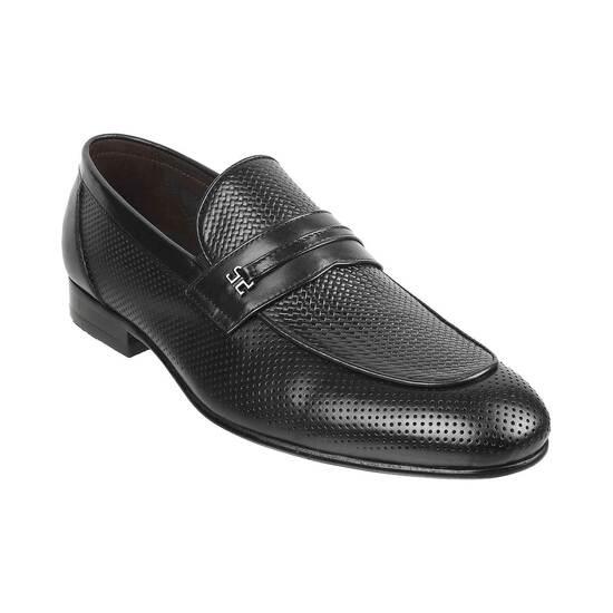 Men Black Formal Moccasin