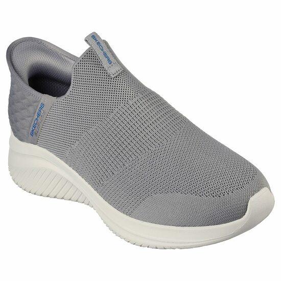 Men Grey Sports Walking Shoes