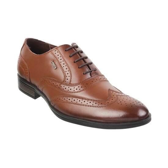 Men Tan Formal Brogue