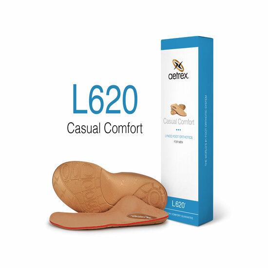 AETREX Men's Casual Comfort Posted Orthotics