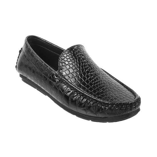 Boys Black Casual Loafers
